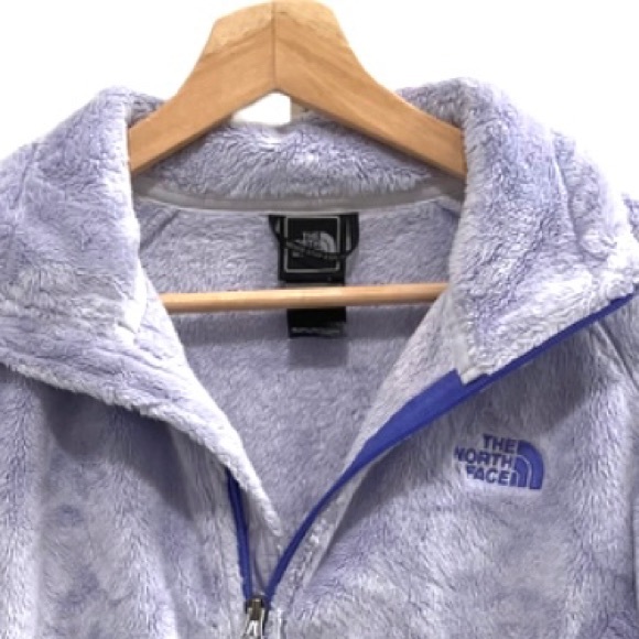 The North Face purple fleece full zip jacket medium - Picture 3 of 9
